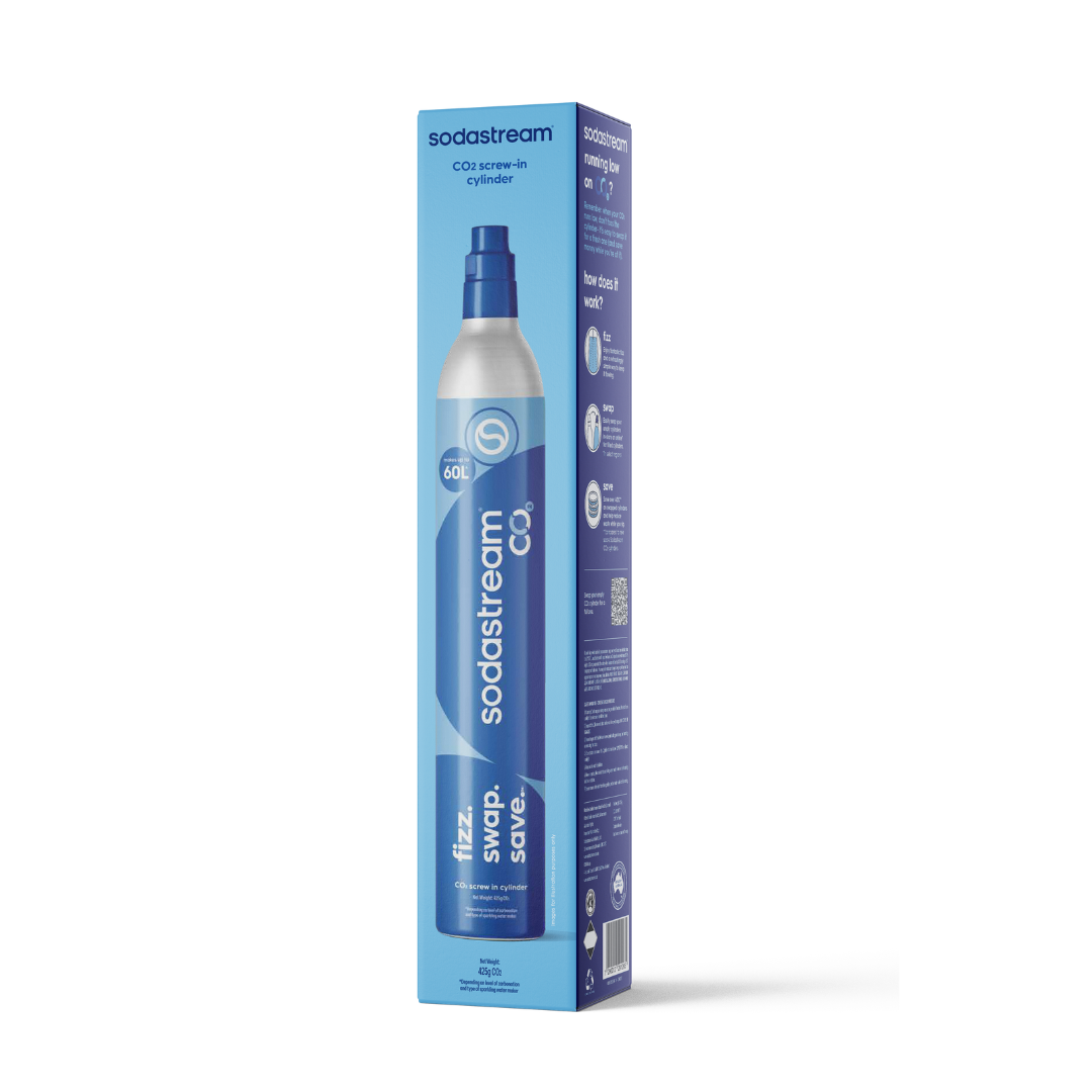 SodaStream 60l Gas Cylinder - Blue Twist