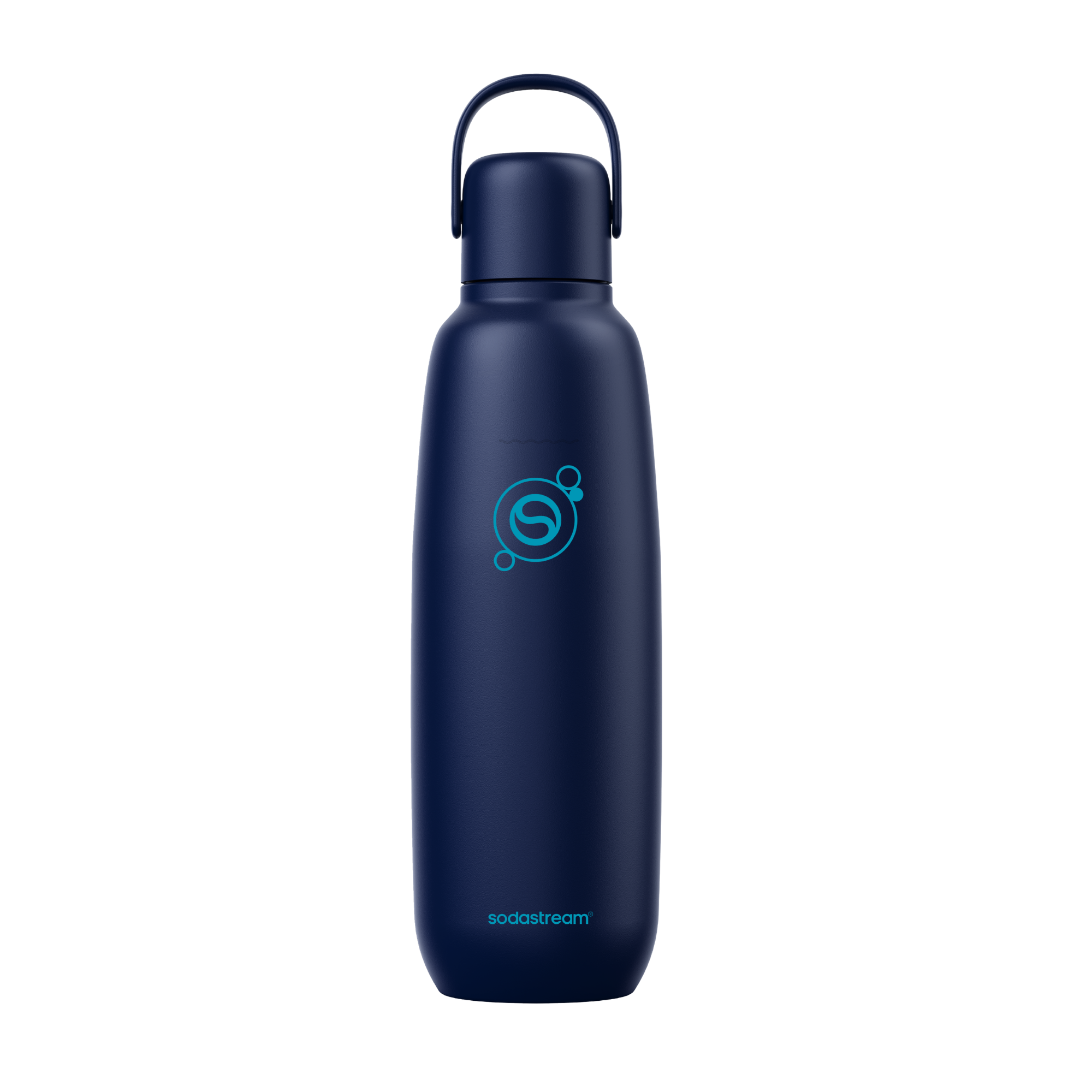 Sodastream Blueberry Fizz & Go® Stainless Steel Bottle 900ml | Insulated Sparkling Drink Bottle sodastream