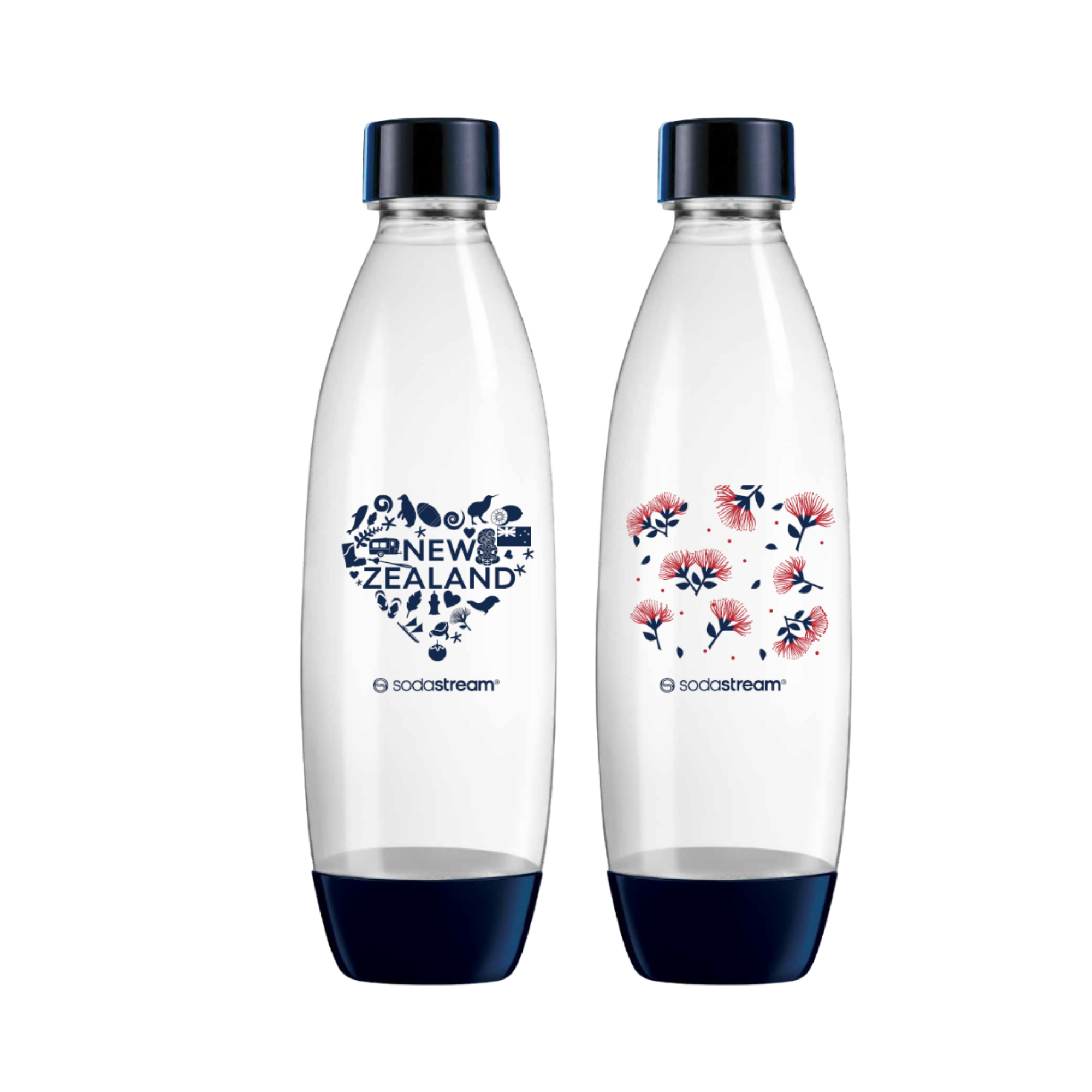1l Kiwiana Fuse Carbonating Bottle Twin Pack