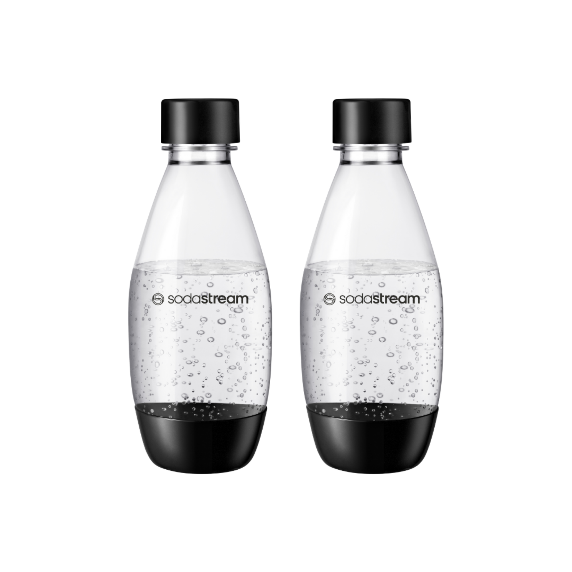 500ml Black Fuse Carbonating Bottle Twin Pack sodastream