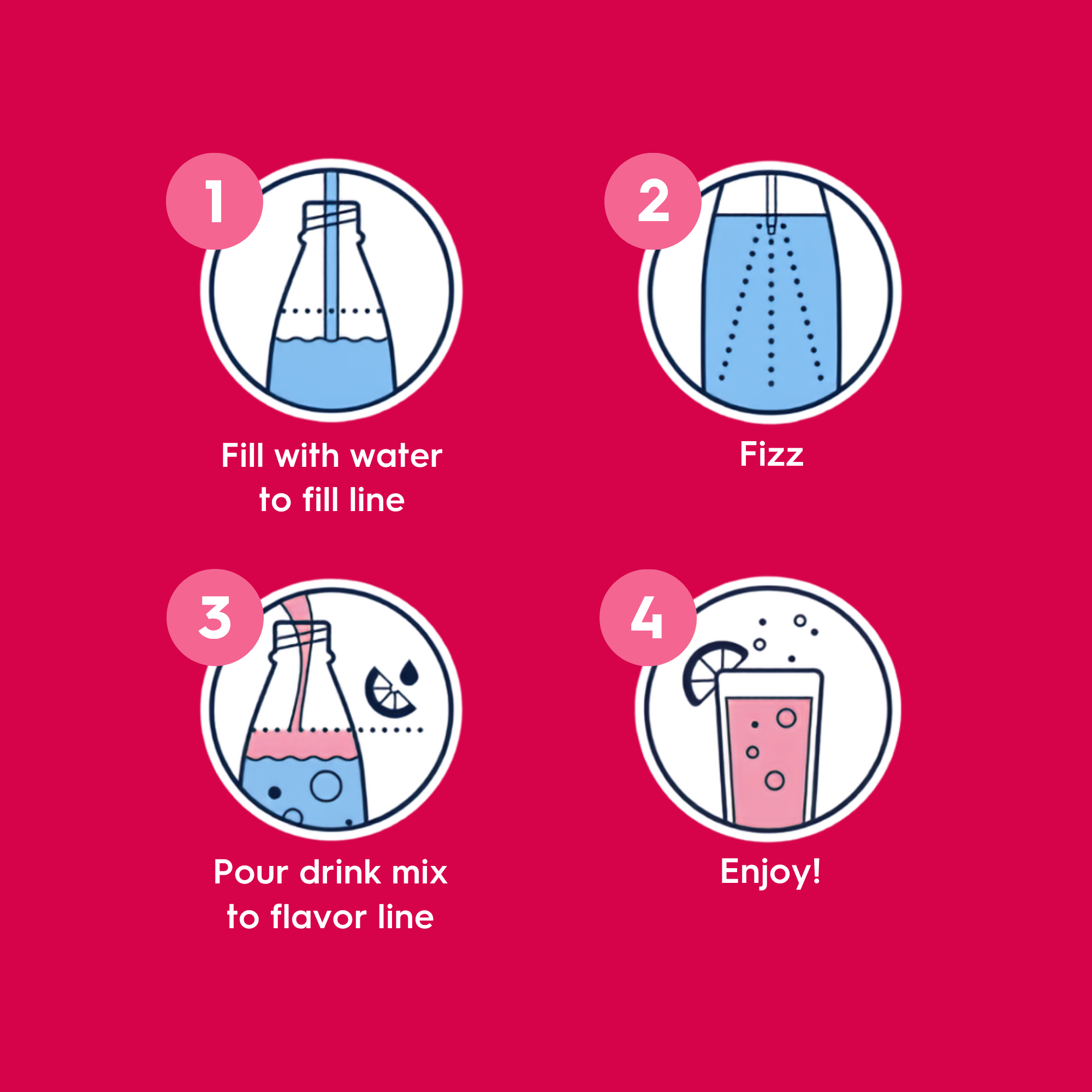 Classics Diet Pink Grapefruit Soda Drink Mix 440ml