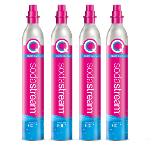 60L Quick Connect Refill Cylinder (4 Pack) sodastream