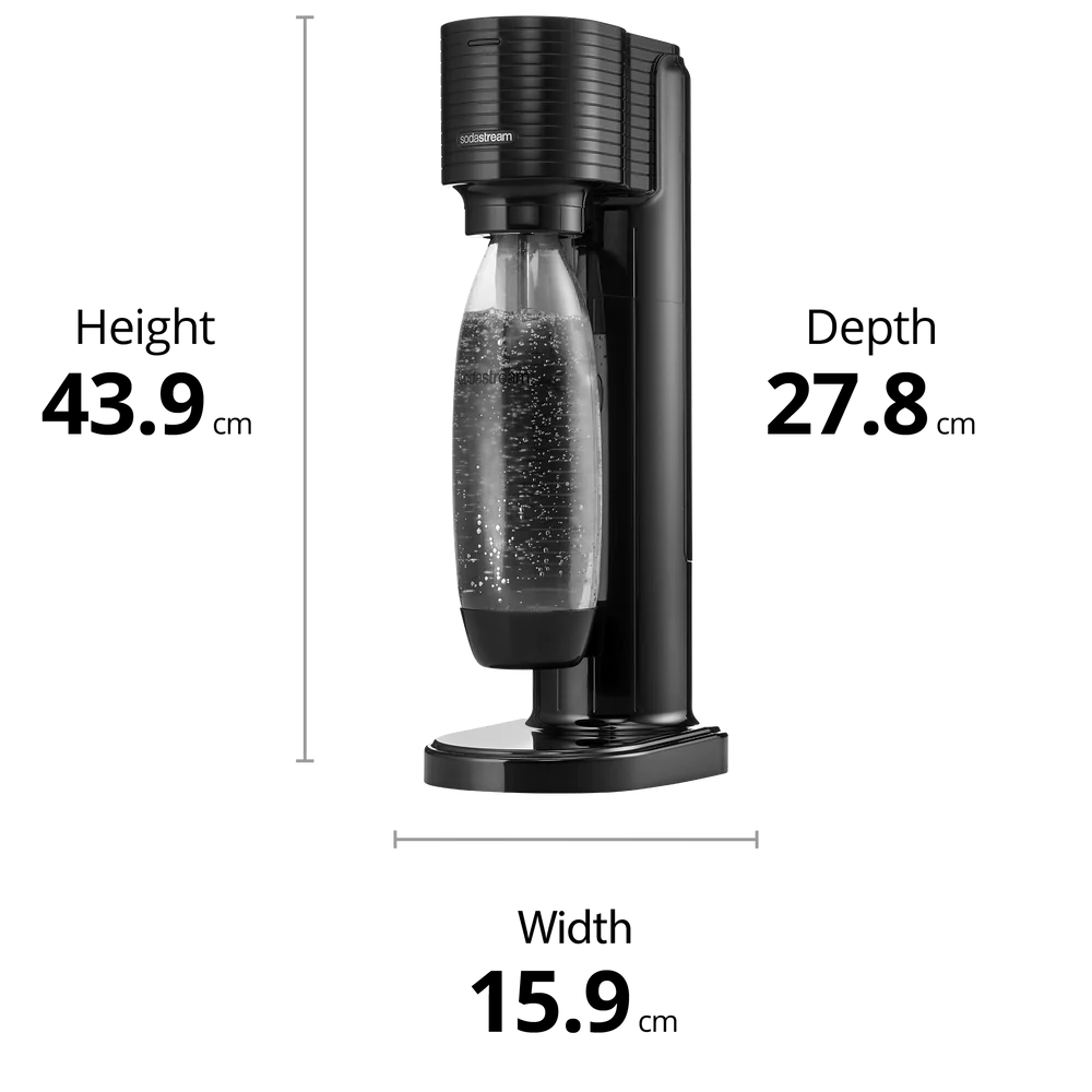 SodaStream Gaia Black DWS | Sparkling Water at Home – SodaStream SodaStream Gaia Black DWS | Sparkling Water at Home – SodaStream