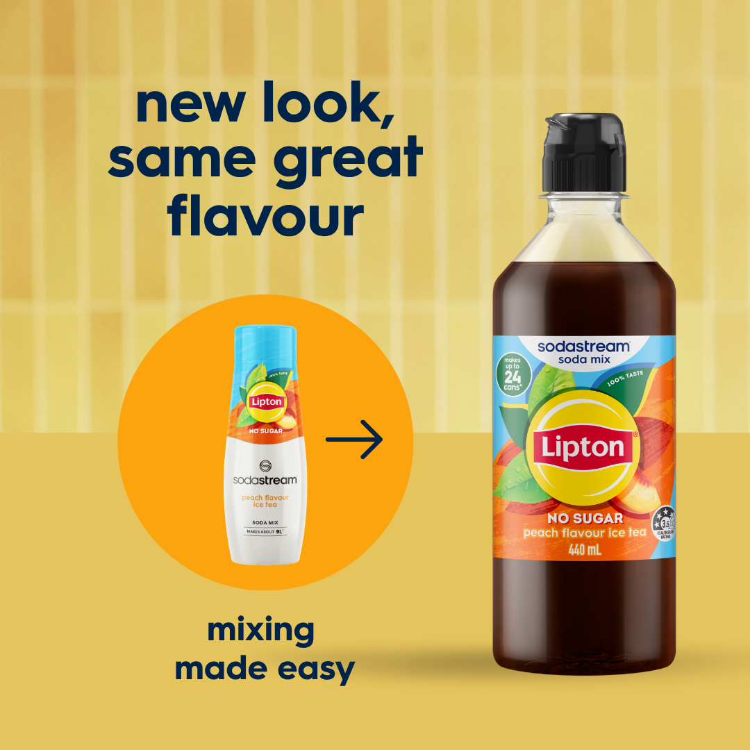 Lipton® No Sugar Ice Tea Peach Soda Drink Mix 440ml