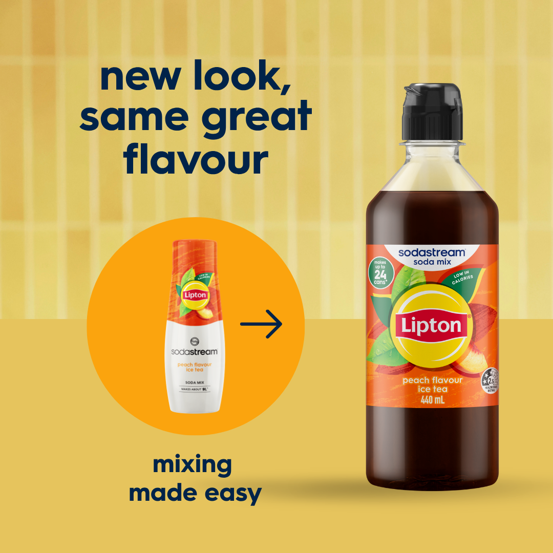 Lipton® Ice Tea Peach Soda Drink Mix 440ml