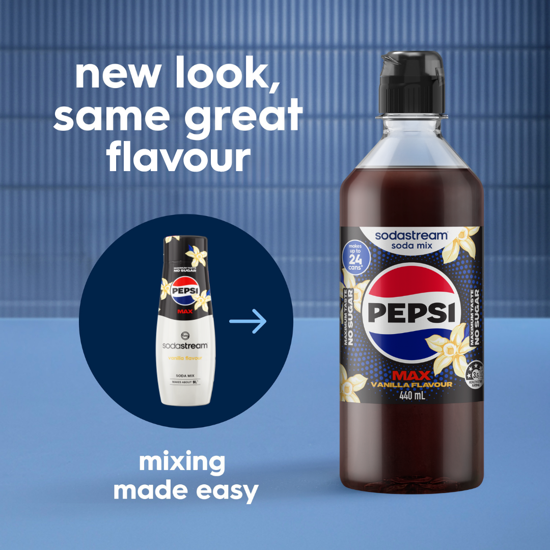 Pepsi Max® Vanilla Soda Drink Mix 440ml