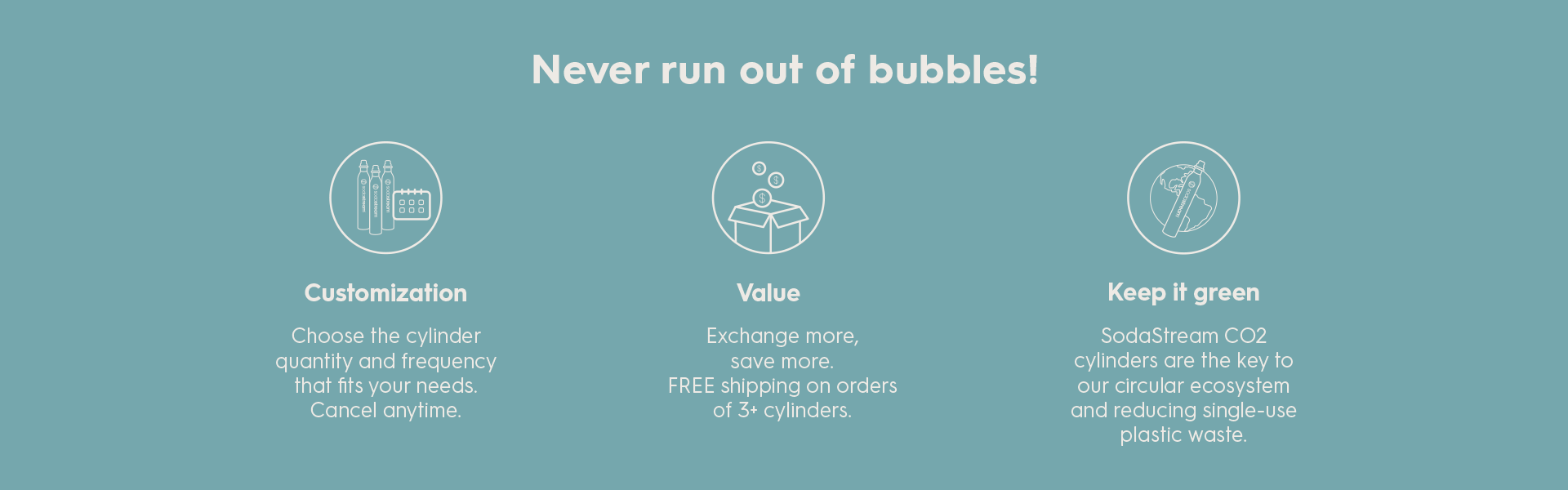 Gas Cylinder Exchange Subscription β SodaStream New Zealand