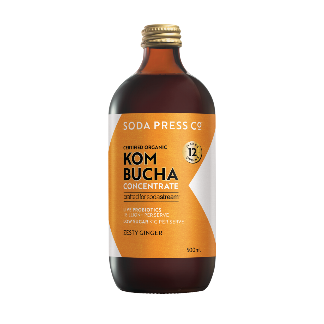 Soda Press Zesty Ginger Kombucha sodastream